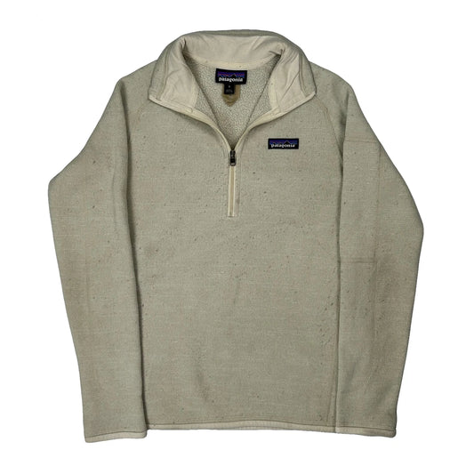 Vintage Patagonia Fleece - Small Beige Polyester
