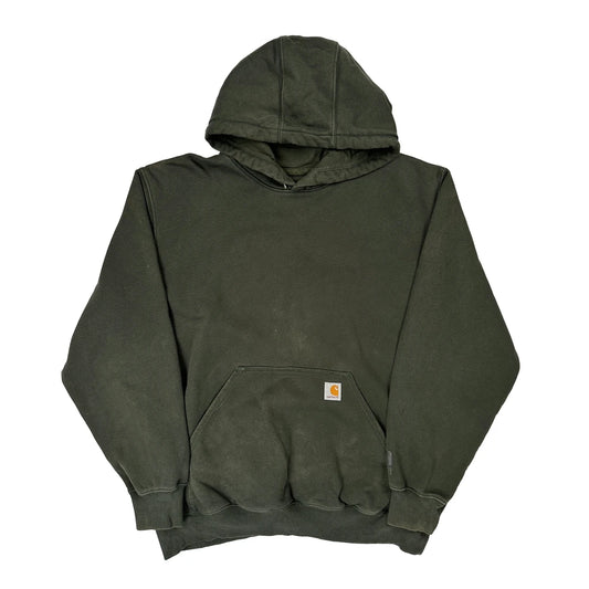 Carhartt Hoodie - XL Green Cotton