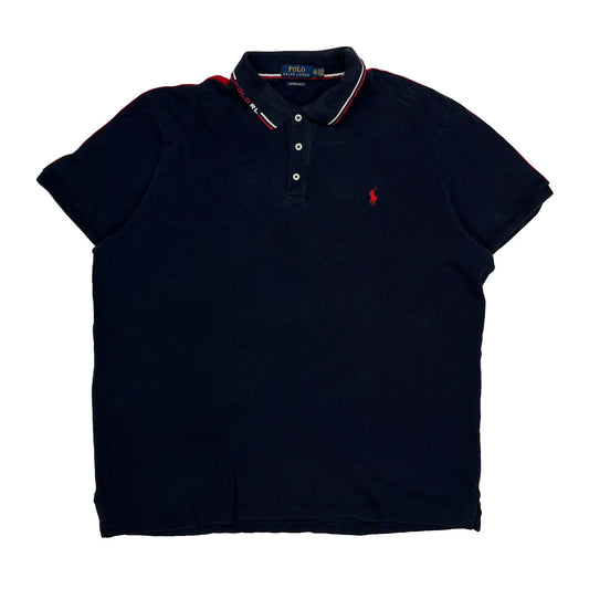 Vintage Polo By Ralph Lauren Polo Shirt - 2XL Navy Cotton