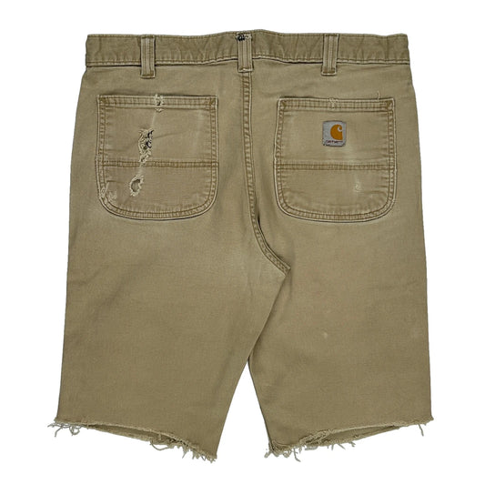 Carhartt Shorts - 33W 10L Beige Cotton Blend