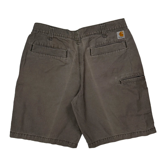 Vintage Carhartt Shorts - 34W 9L Grey Cotton