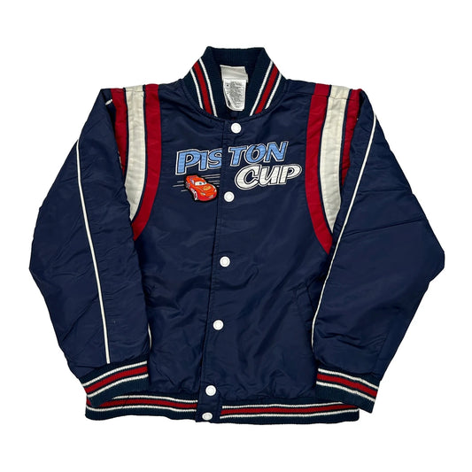 Piston Cup Disney Varsity Jacket - Medium Red Cotton
