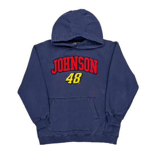Johnson 48 Chase Authentics Nascar Hoodie - Large Blue Cotton