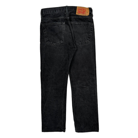 Levis Jeans - 31W 30L Black Cotton