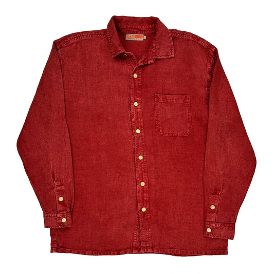 Santa Cruz Dash Shirt - Large Red Hemp