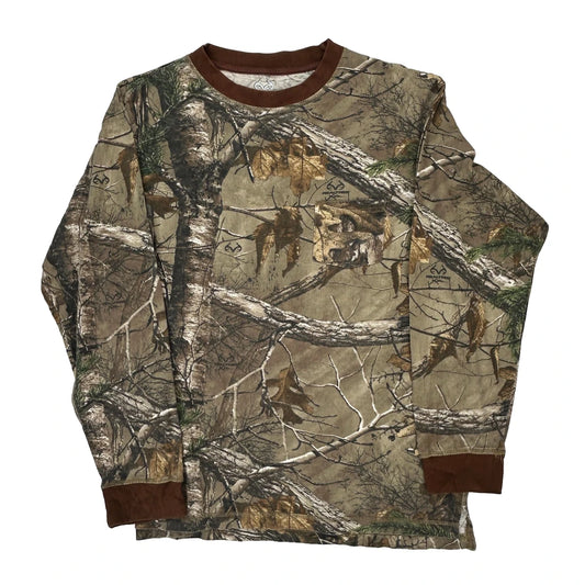 Realtree Long Sleeve T-Shirt - XL Camo Cotton