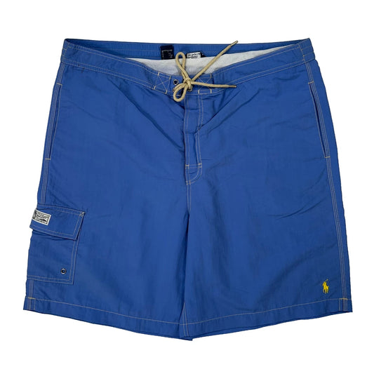 Vintage Polo By Ralph Lauren Shorts - XL Blue Nylon
