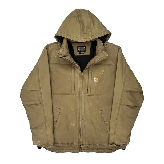 Carhartt Tall Jacket - XL Khaki Cotton Blend