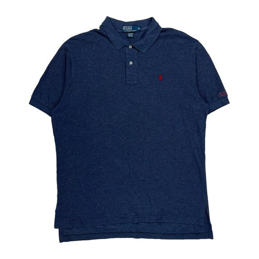 Vintage Polo By Ralph Lauren Polo Shirt - XL Blue Cotton