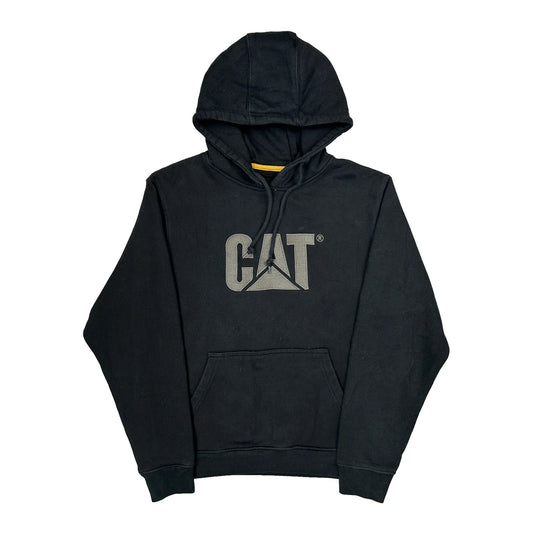 Cat Workweaar Hoodie - Medium Black Cotton Blend