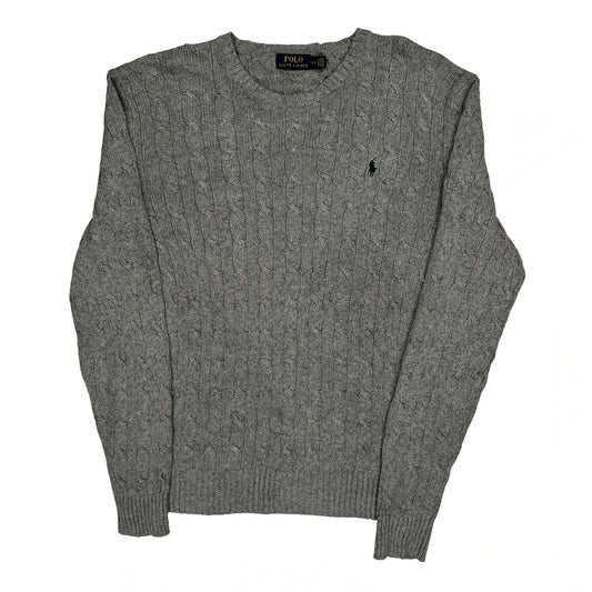 Polo By Ralph Lauren Jumper - Large Grey Cotton