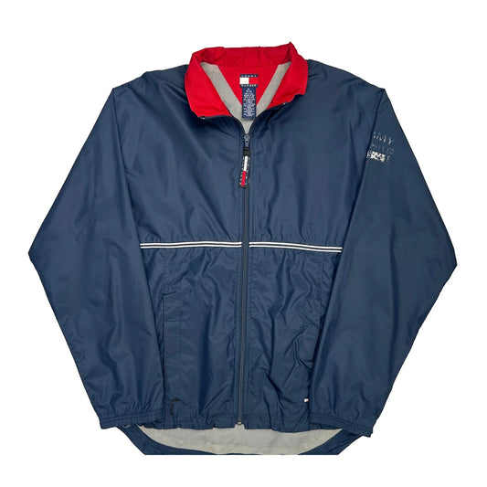 Tommy Hilfiger Windbreaker - XL Navy Nylon