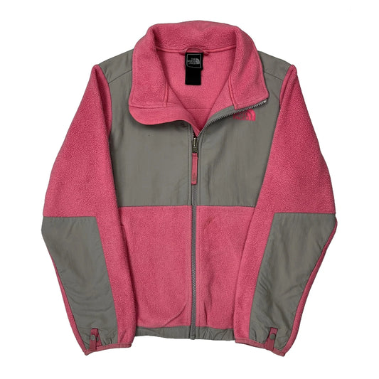 Vintage Age 10-12 The North Face Denali Fleece Jacket - Medium Pink Polyester