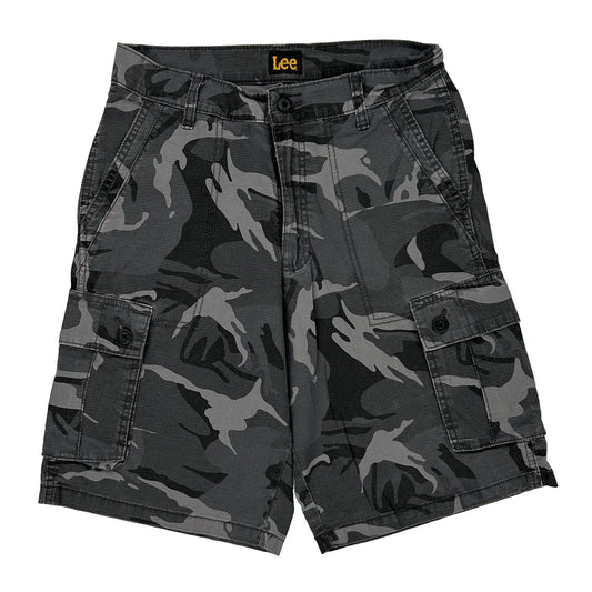 Lee Cargo Shorts - 29W 10L Camo Cotton