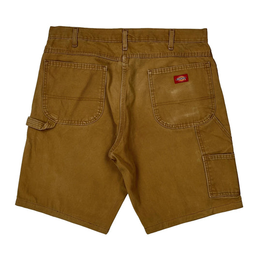 Vintage Dickies Carpenter Shorts - 34W 11L Brown Cotton