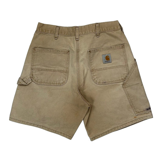 Vintage Carhartt Carpenter Shorts - 30W 8L Beige Cotton