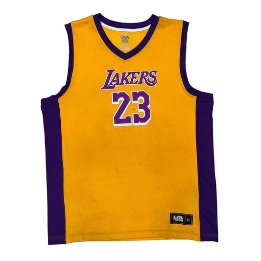 Los Angeles Lakers Nba Jersey - XL Yellow Polyester