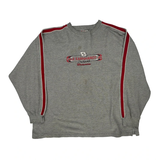 Dale Earnhardt Jr. Chase Authentics Nascar Sweatshirt - 2XL Grey Polyester Blend