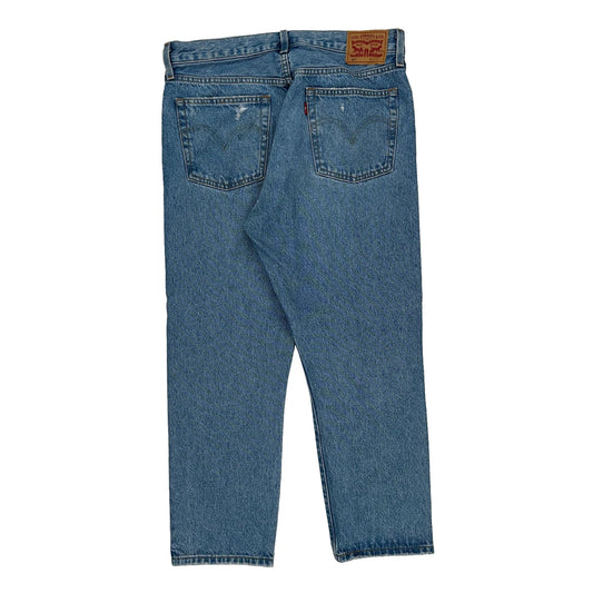 501 Levis Jeans - 33W 27L Blue Cotton