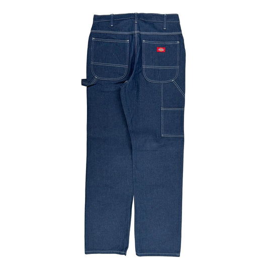 Vintage Dickies Carpenter Trousers - 32W 33L Blue Cotton