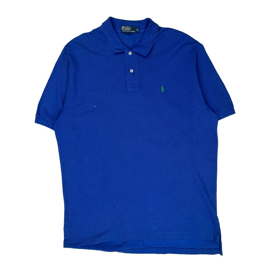 Vintage Polo By Ralph Lauren Polo Shirt - XL Blue Cotton