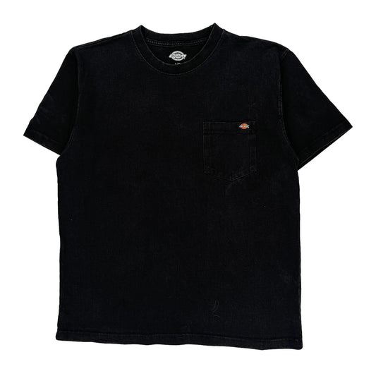Dickies T-Shirt - Large Black Cotton