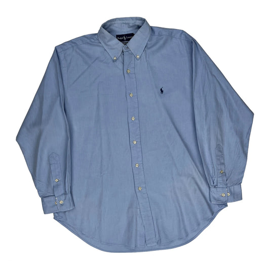 Ralph Lauren Shirt - Large Blue Cotton