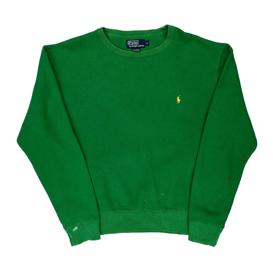 Polo By Ralph Lauren Sweatshirt - Medium Green Cotton
