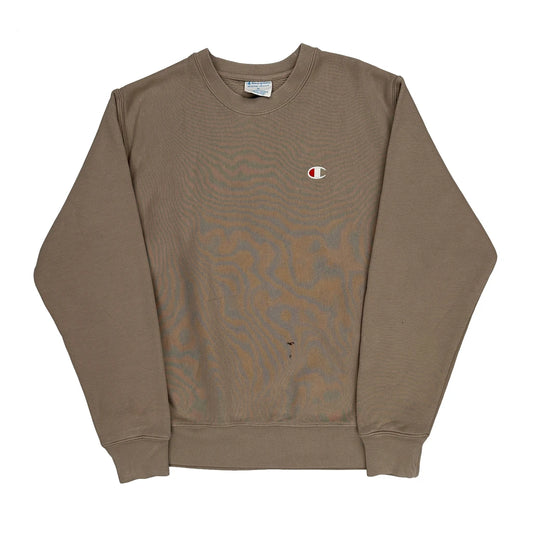 Vintage Champion Sweatshirt - Medium Brown Cotton