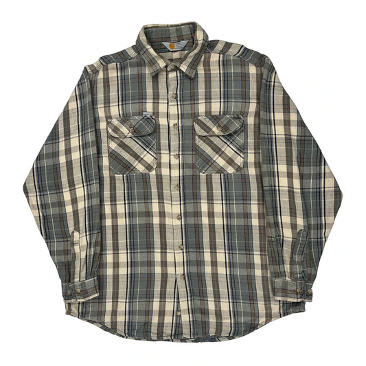 Carhartt Flannel Shirt - XL Brown Cotton
