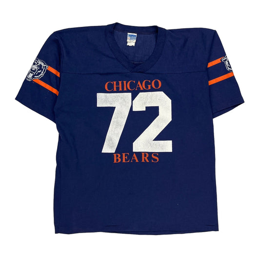 Chicago Bears Nfl Single Stitch Jersey - Medium Orange Cotton