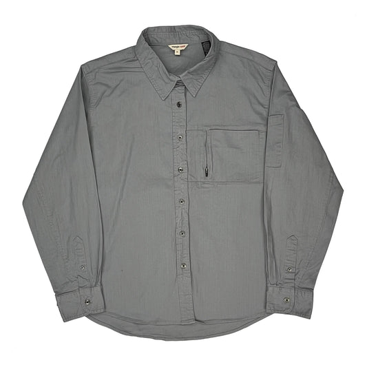 Vintage Wrangler Shirt - XL Grey Cotton