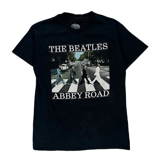 The Beatles Apple Band T-Shirt - Medium Black Cotton