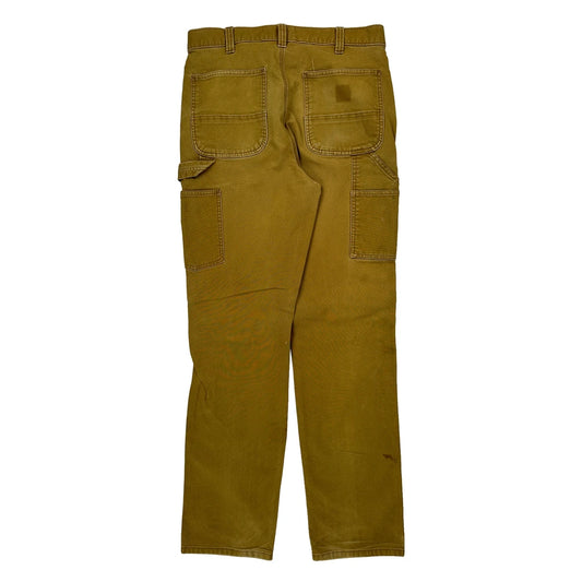 Vintage Carhartt Carpenter Trousers - 32W 35L Brown Cotton