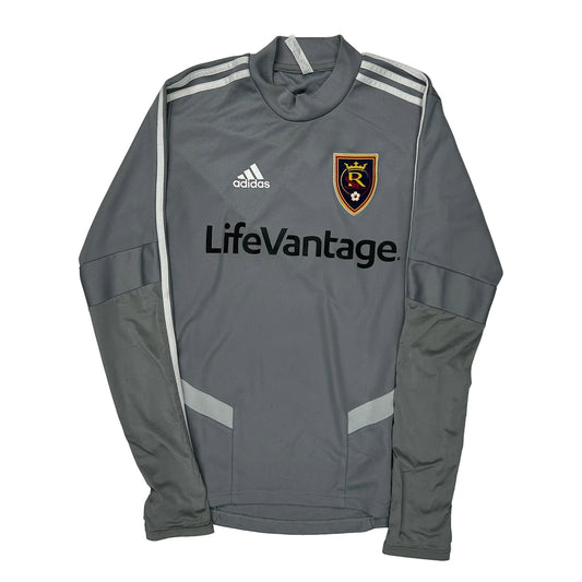 Real Salt Lake Adidas Football Football Shirt - XS Grey Polyester