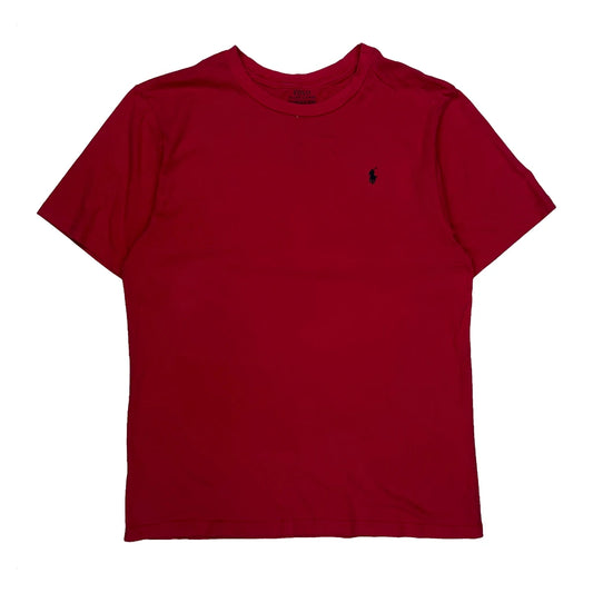 Vintage Age 13-14 Polo By Ralph Lauren T-Shirt - XL Red Cotton