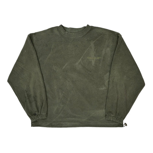 Reebok Fleece - Large Green Polyester