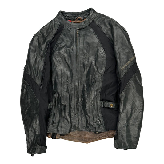 Vault Leather Jacket - Large Black Leather