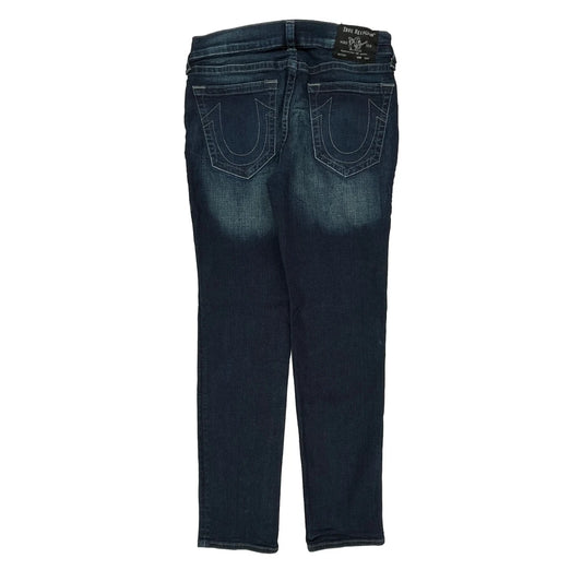 True Religion Skinny Jeans - 34W 31L Dark Wash Cotton