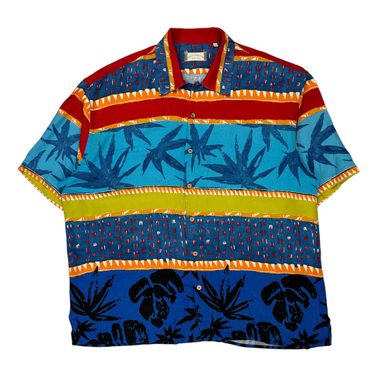 Riscatto Portofino Hawaiian Shirt - XL Multicoloured Cotton