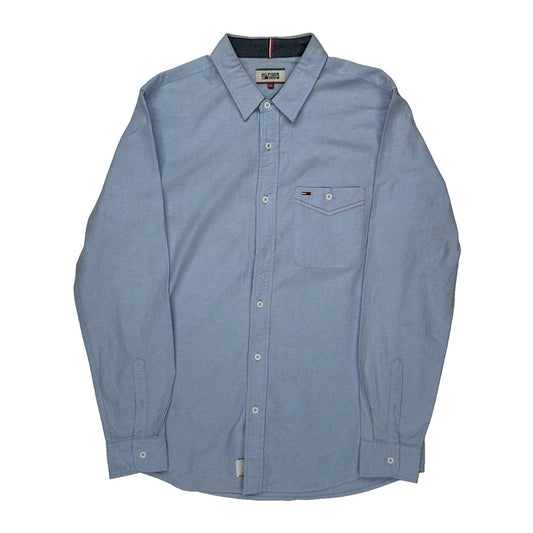 Hilfiger Denim Shirt - 2XL Blue Cotton