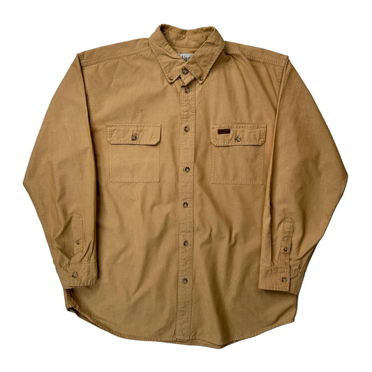 Carhartt Shirt - Large Beige Cotton