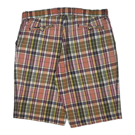 Tommy Hilfiger Checked Shorts - 34W 10L Multicoloured Cotton