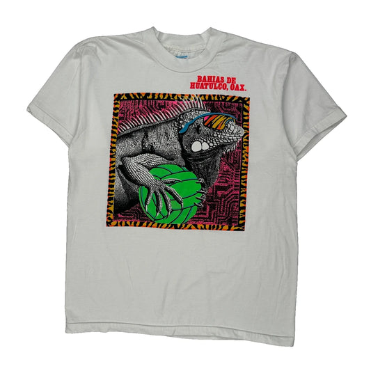 Gildan Graphic T-Shirt - Large Multicoloured Cotton