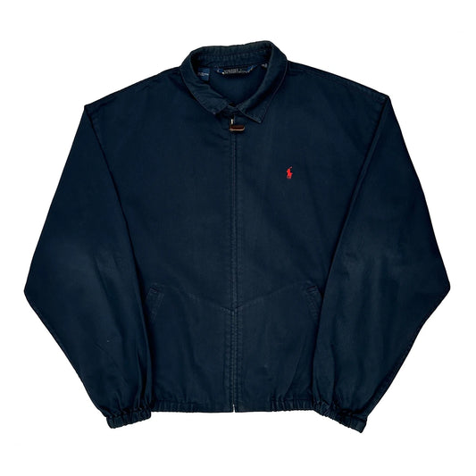 Vintage Polo By Ralph Lauren Harrington Jacket - 2XL Navy Cotton