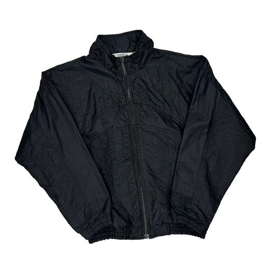 Le Coq Sportif Windbreaker - Small Black Nylon