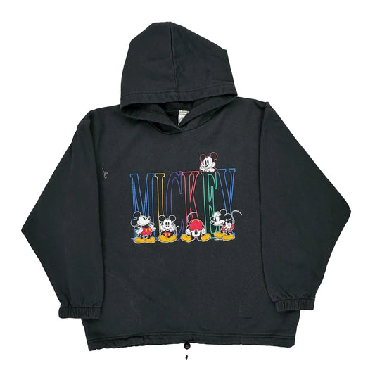 Age 14 Mickey & Co. Cartoon Hoodie - Large Black Cotton
