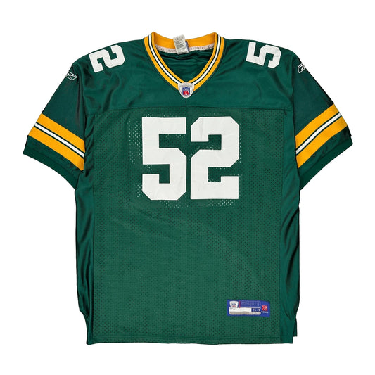 Green Bay Packers Reebok Nfl Jersey - 2XL Green Polyester