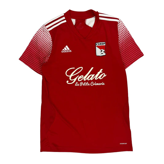 Csrp Adidas Football Football Shirt - Medium Red Polyester