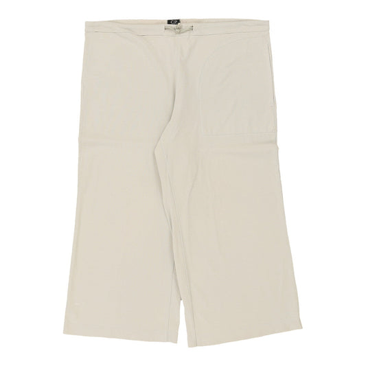 C.P. Company Trousers - 36W UK 16 Cream Cotton Blend